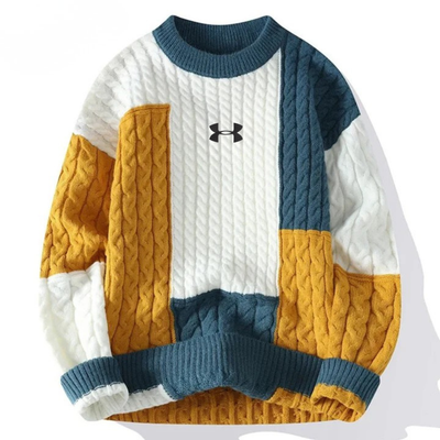 Retro Patchwork Trui || UITVERKOOPPRIJS