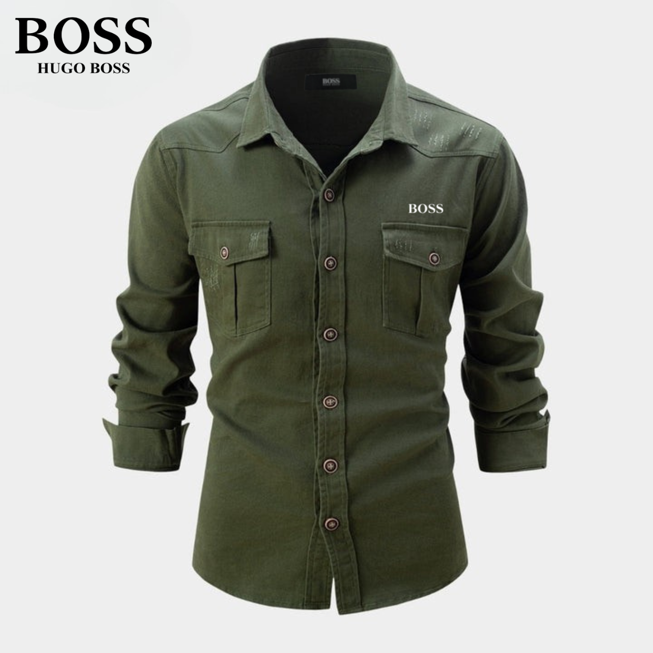 Casual Cargoshirt - UITVERKOOPPRIJS